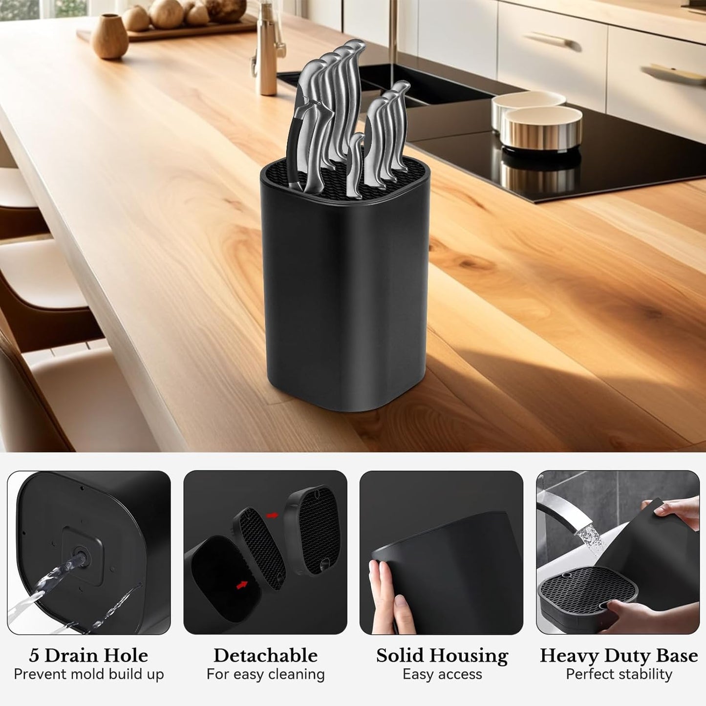 Kitchen Knife Block - SALE ENDS TONIGHT